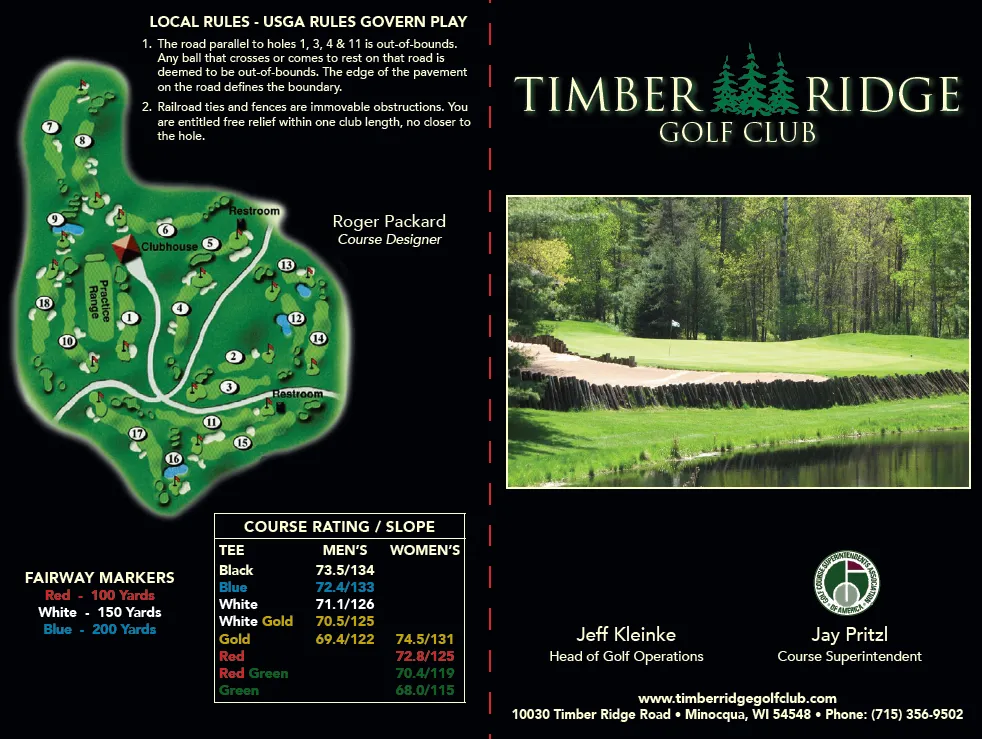 timber ridge gc 25
